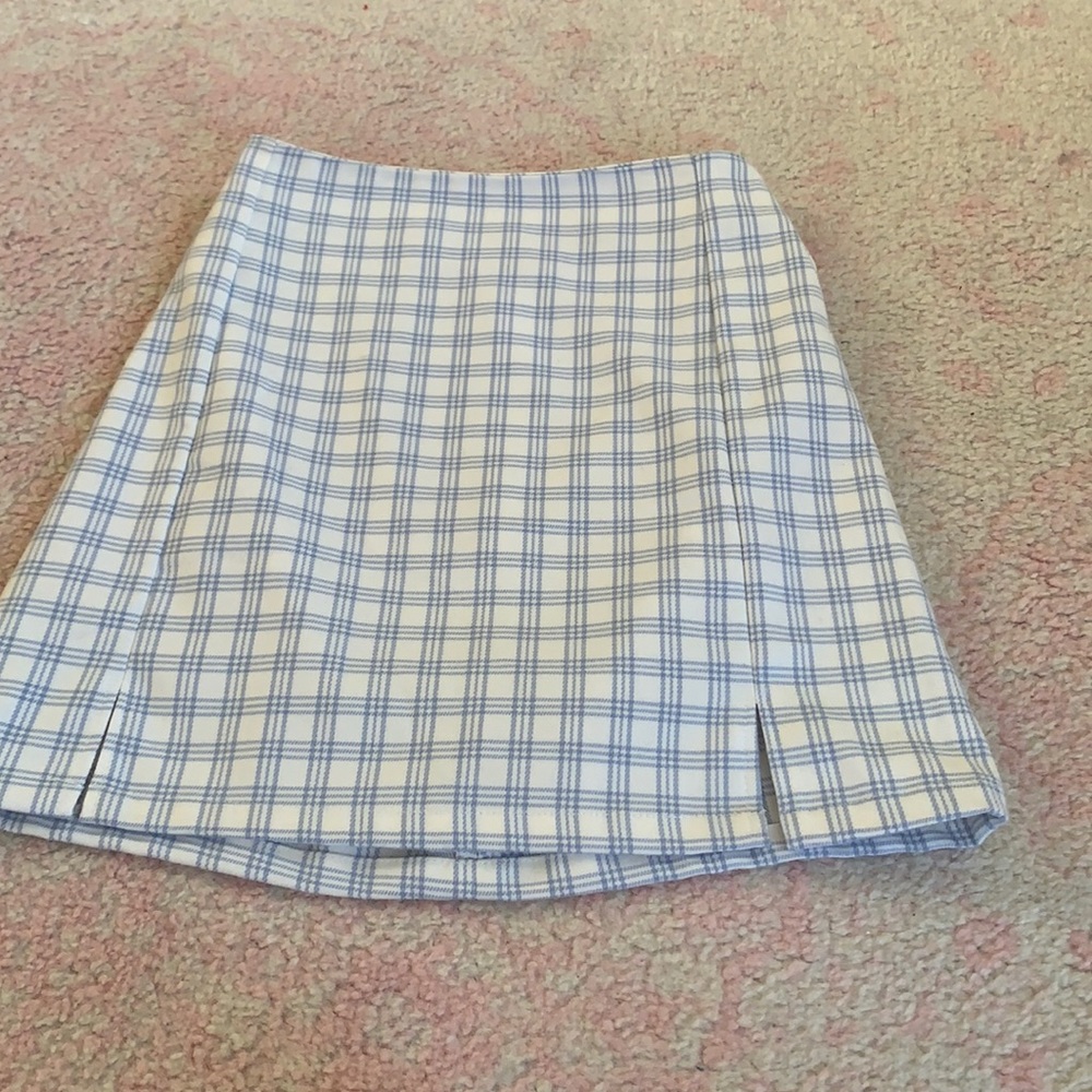 light blue brandy Melville skirt